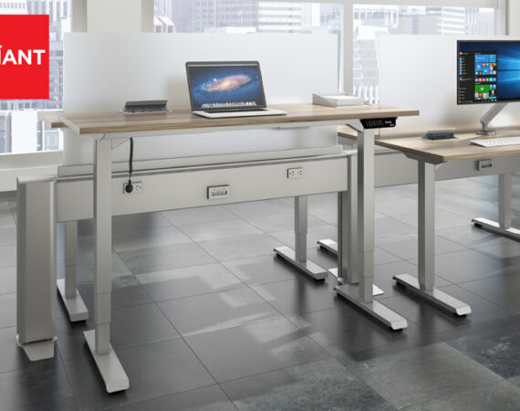 Power Sit-Stand Desks with Memory