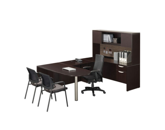 U-Shape Executive Desk with Hutch