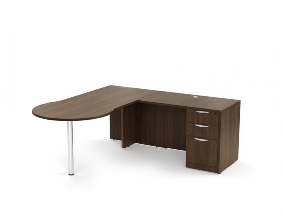 P-top L-shape Desk