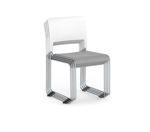 Zumi Stacking Chair with Vinyl Seat