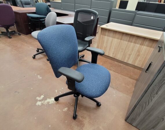 Used adjustable task chairs.